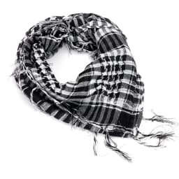 Lightweight Plaid Hijab Scarf for Men and Women Arab Desert Headscarf Soft Tactical Hiking Scarves Unisex Turban Military Shawl