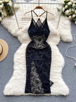 Women's Sexy Mini Dress Lingerie Cosplay Maid Cute Bowknot Lace Hotsweet Casual Dresses Party Club Costume Camisole Mini Dresses