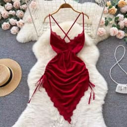 Women's Sexy Mini Dress Lingerie Cosplay Maid Cute Bowknot Lace Hotsweet Casual Dresses Party Club Costume Camisole Mini Dresses