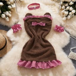 Women's Sexy Mini Dress Lingerie Cosplay Maid Cute Bowknot Lace Hotsweet Casual Dresses Party Club Costume Camisole Mini Dresses