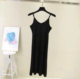 Spring Summer 2026 Woman Tank Dress Casual Modal Sexy Camisole Elastic Female Home Beach Dresses O-Neck Camis Sexy Dress