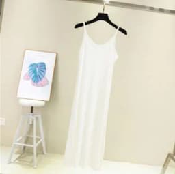 Spring Summer 2026 Woman Tank Dress Casual Modal Sexy Camisole Elastic Female Home Beach Dresses O-Neck Camis Sexy Dress