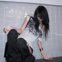 Karrram Japanese Y2k Letter Print T-shirt Trashy 2000s Style Tattoo T Shirt Vintage Harajuku Short Sleeve Sheer Tops Grunge Goth