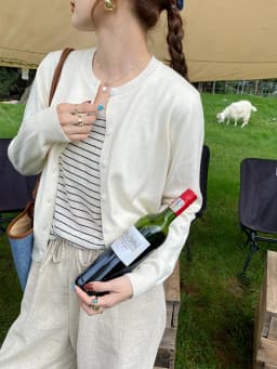 Knitted Sweater Women Cardigans New Long Sleeve O-Neck White Knit Sweater Cardigan Women Tops Knitwears Sueters De Mujer Q1016