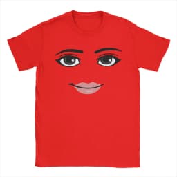 Round Neck Short Sleeve Clothing Summer Novelty Harajuku Streetwear Robot Robloxs Woman Face Game Tshirt Aesthetic Clothes