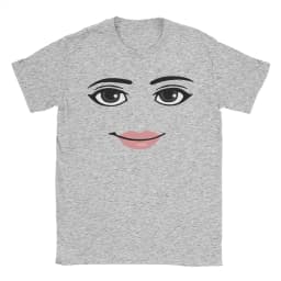 Round Neck Short Sleeve Clothing Summer Novelty Harajuku Streetwear Robot Robloxs Woman Face Game Tshirt Aesthetic Clothes