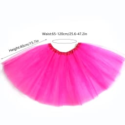 Adults' Fashion Tulle Tutu Skirt Elastic Waist Ballet Tutu Perfect for Party Cosplay