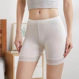 Black base shorts for women to wear as outerwear in summer High-waisted tight elastic and leak-proof wide-leg hot pants