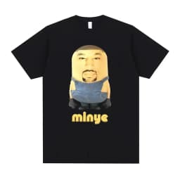 Rapper Kanye West Minye Funny Meme T Shirt Women Hip Hop Vintage Oversized Tshirt Women's Casual Short Sleeve T-shirts Fashion