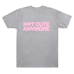 Not Cute Anymore T Shirts Girl Band T-shirt Korean Fashion Summer Women Men Short Sleeve Casual Funny Summer Y2K Tee Tops
