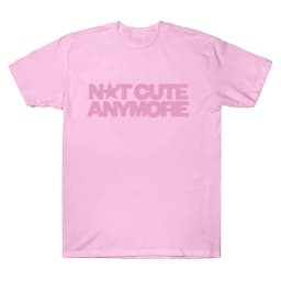Not Cute Anymore T Shirts Girl Band T-shirt Korean Fashion Summer Women Men Short Sleeve Casual Funny Summer Y2K Tee Tops