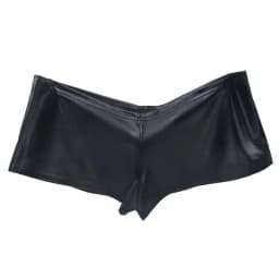 Top Selling Soft Dancing Briefs Lingerie Fashion for Women PVC Leather Look Thongs Boxer Panties Underwear