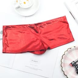 Top Selling Soft Dancing Briefs Lingerie Fashion for Women PVC Leather Look Thongs Boxer Panties Underwear