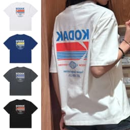 KODAK Spring/Summer 2026 New Versatile Print T-Shirt Unisex Crew Neck Short-sleeved Retro Street Y2K Casual Fashion Tops Cloths