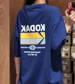 KODAK Spring/Summer 2026 New Versatile Print T-Shirt Unisex Crew Neck Short-sleeved Retro Street Y2K Casual Fashion Tops Cloths