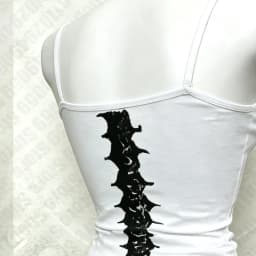 Y2K Gothic Alt Sleeveless Crop Top Vintage Grunge Skeleton Front Back Graphic Slim Women Skeleton Ribcage Spine Cami Tank Tops