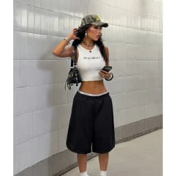 Retro Women's Fashionable Street Fashion Brand Summer New Item Unisex Casual Shorts