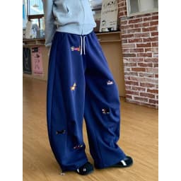 2026 Summer Autumn High Street Pants Women's Sausage Dog 3D Printed Fashion Loose Trousers Comfortable Straight Sweatpants