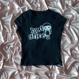 Harajuku Aesthetic Y2k Crop Top Women Sexy Letter Print Graphics Baby Tee Goth Casual Short Sleeve Tshirt Punk Streetwear Slim