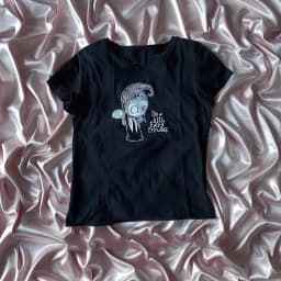 Harajuku Aesthetic Y2k Crop Top Women Sexy Letter Print Graphics Baby Tee Goth Casual Short Sleeve Tshirt Punk Streetwear Slim