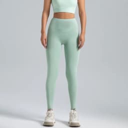 Black Leggings for Women with No T-line High-waisted Hip Lift Yoga Pants with Abdominal Compression and Nude Running Leggings