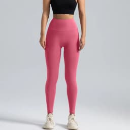 Black Leggings for Women with No T-line High-waisted Hip Lift Yoga Pants with Abdominal Compression and Nude Running Leggings