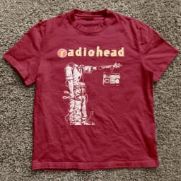 Summer Women's Vintage Radiohead T-shirt Cotton Streetwear Oversized Loose Casual Short Sleeve Suitable for All Seasons