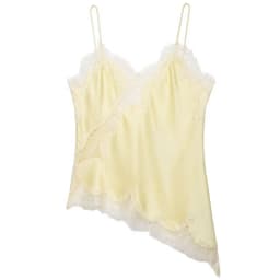 HXAO Lace Asymmetrical Top Women Tanks & Camis Summer 2025 Black Slip Sleeveless Top Ladies y2k Backless Off Shoulder Camisole