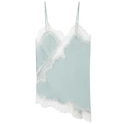 HXAO Lace Asymmetrical Top Women Tanks & Camis Summer 2025 Black Slip Sleeveless Top Ladies y2k Backless Off Shoulder Camisole