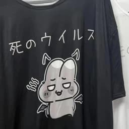Japanese Y2k Kawaii Tops Women Cartoon Print T-shirt Grunge Fashion Tshirts Girls Streetwear Harajuku Loose Summer Casual Tops