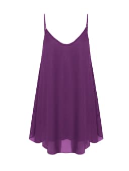 Women Plus Size Sleeveless Dress Fashion Solid Color Comfortable Daily Wear Dress