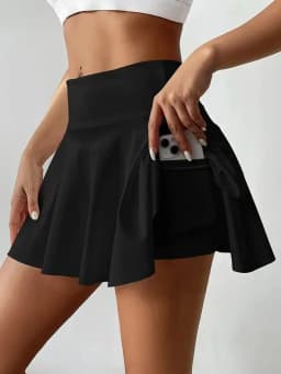 Women's Solid Color High Waist Loungewear Skirt Summer Breathable Sexual Interest Mini Skirt Ladies Quick Dry Comfortable Skirts