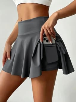 Women's Solid Color High Waist Loungewear Skirt Summer Breathable Sexual Interest Mini Skirt Ladies Quick Dry Comfortable Skirts