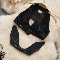 Women Sets Ruffled Apron Shorts Headband Maid Cosplay Costume Rabbit Officer Party Park Performance Sexy Suits Hotsweet Clothes