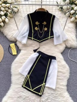 Women Sets Ruffled Apron Shorts Headband Maid Cosplay Costume Rabbit Officer Party Park Performance Sexy Suits Hotsweet Clothes