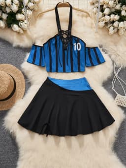 Women Sets Ruffled Apron Shorts Headband Maid Cosplay Costume Rabbit Officer Party Park Performance Sexy Suits Hotsweet Clothes