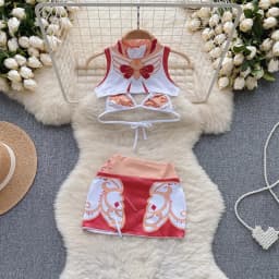 Women Sets Ruffled Apron Shorts Headband Maid Cosplay Costume Rabbit Officer Party Park Performance Sexy Suits Hotsweet Clothes