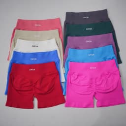 DFDK 2026 New Women Scrunch Butt Yoga Shorts High Waist Hip Lifting Push Up Squat Proof Sports Shorts Gym Workout Running Fitnes