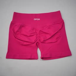 DFDK 2026 New Women Scrunch Butt Yoga Shorts High Waist Hip Lifting Push Up Squat Proof Sports Shorts Gym Workout Running Fitnes