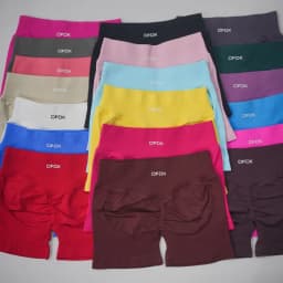 DFDK 2026 New Women Scrunch Butt Yoga Shorts High Waist Hip Lifting Push Up Squat Proof Sports Shorts Gym Workout Running Fitnes