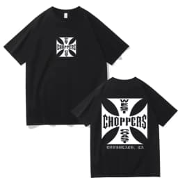 Summer Fashion T Shirt Women Men West Coast Choppers Print T-Shirt Casual Short Sleeve O-Neck Tshirt Vintage Clothing Tee Top