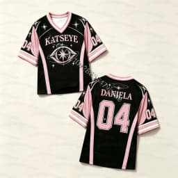 2026 Katseye Concert Unisex Jersey Loose Fashionable Streetwear Yoonchae Lara&Sophia Daniela Fans Tee Summer Men Women T-Shirts