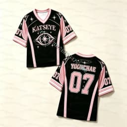 2026 Katseye Concert Unisex Jersey Loose Fashionable Streetwear Yoonchae Lara&Sophia Daniela Fans Tee Summer Men Women T-Shirts