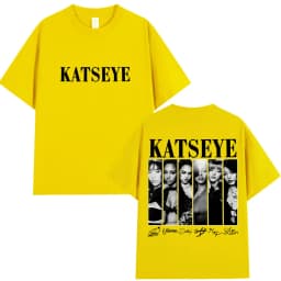Vintage Korean Style Katseye Graphic T Shirts Kpop Fashion Women Popular T-shirt Oversized T Shirts Streetwear