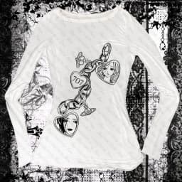 2000s Y2k Nana Japanese Anime Summer Top 2025 Pattern Tank Top Anime Long Sleeve Casual Harajuku T-shirt