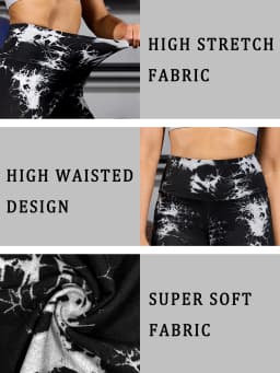 Super Soft High Waisted Tie Dye Leggings for Women Yoga Running Gym Workout Athletic Tights Gym Fitness