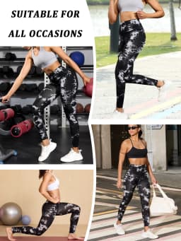 Super Soft High Waisted Tie Dye Leggings for Women Yoga Running Gym Workout Athletic Tights Gym Fitness