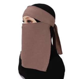 Niqab Short Pinch Eye Breathable Nida Eid Ramadan Wholesale Muslim Women Hijab Saudi Face Cover Veil Niqab