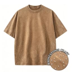 Summer Cotton Washed T-shirt for Women Men Loose O-Neck Oversized Tee Korean Y2k Female Clothes Casual Vintage Short Sleeve Tops