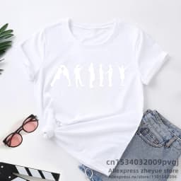 Girl Korean Group Top Tee Female CLothes T Shirt Streetwear Women Fashion T-Shirt Aesthetic Clothes